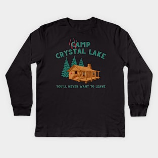 Camp Crystal Lake Friday the 13th Kids Long Sleeve T-Shirt